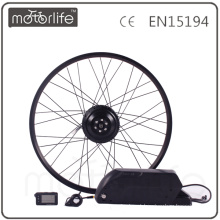 MOTORLIFE / OEM marca 2015 CE ROHS passar 500 w e kit de conversão de bicicleta, bateria 36 v 20.4ah max